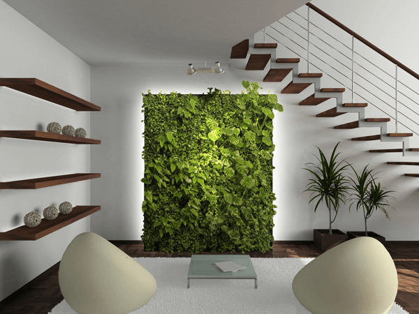 Interior design trends 2015 - Vertical gardens are a wonderful feature.